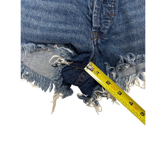 Free People High Waisted Jean Shorts - Size 25 - Picture 4 of 5